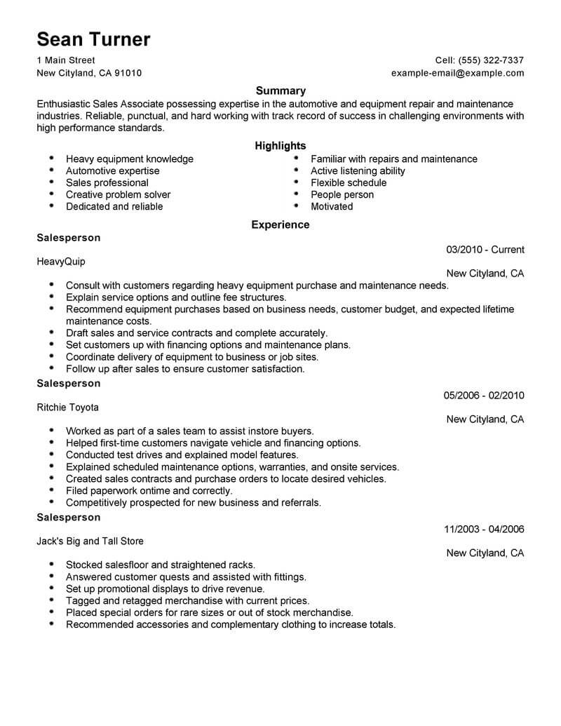 best-retail-salesperson-resume-example-livecareer