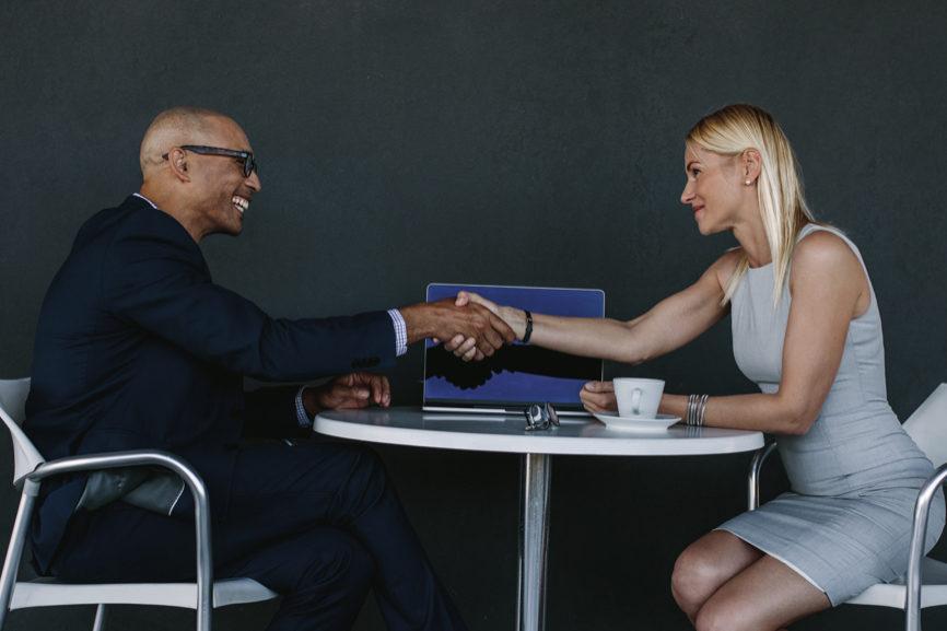 caught between casual and formal how to handle a coffee shop interview