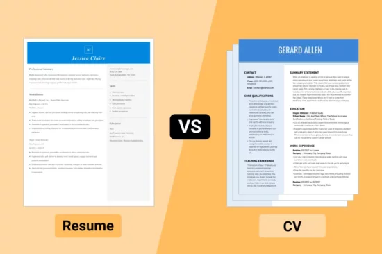 Cv Vs Resume