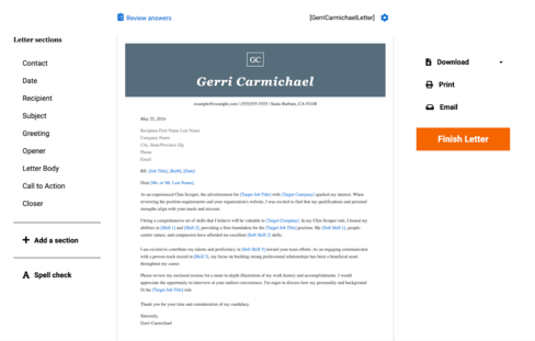 AI Cover Letter Generators