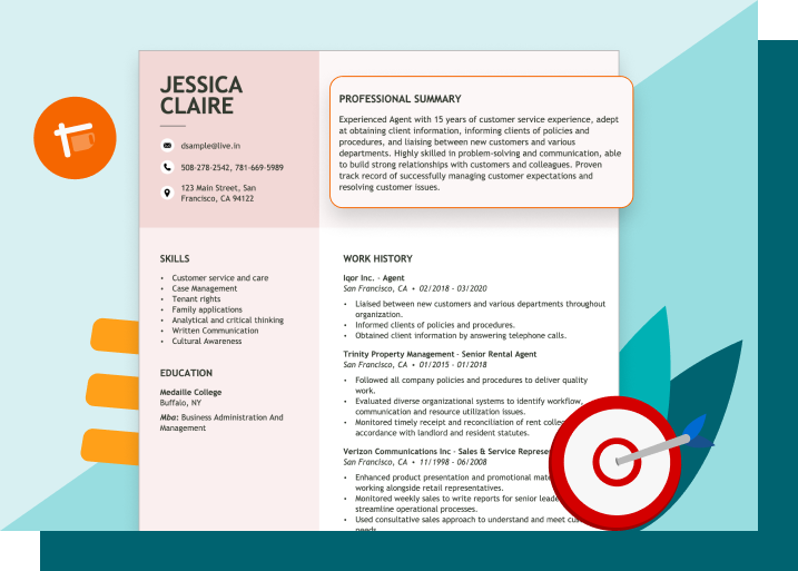 Real Estate Agent Resume Objective Examples