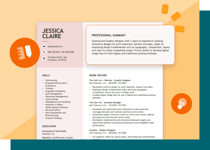 Graphic Designer Resume Objective Examples