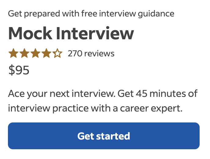 Indeed Mock Interview