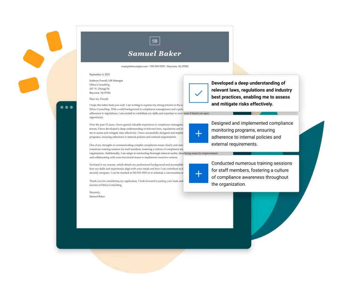Livecareer Cover Letter Builder