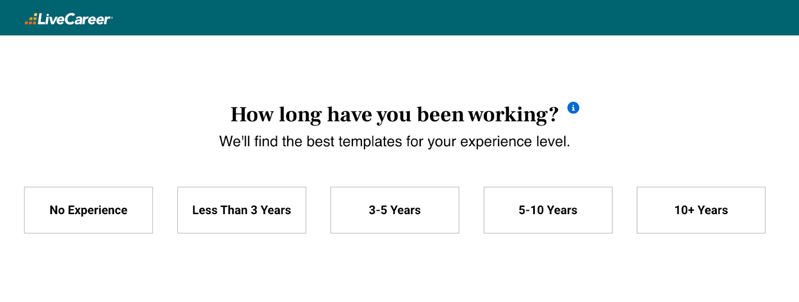 Livecareer Resume Builder Intro