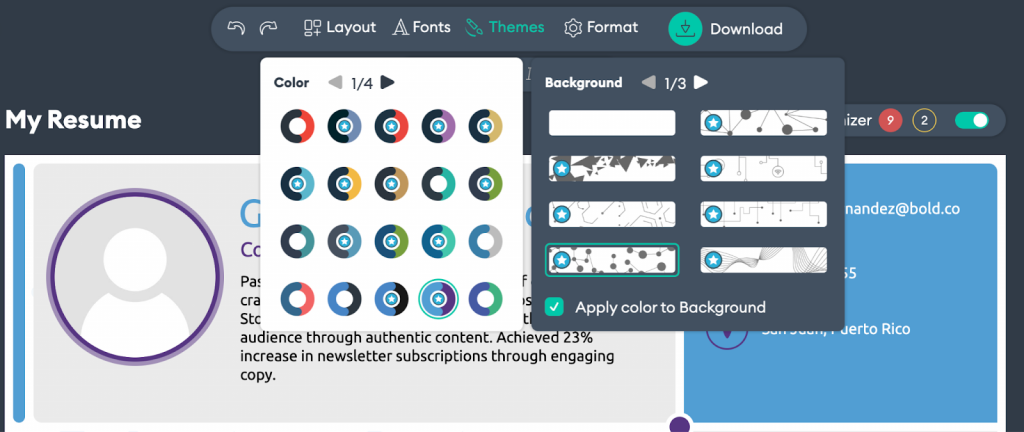 Novoresume Formatting