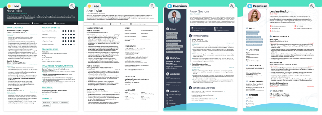 Novoresume Free Templates