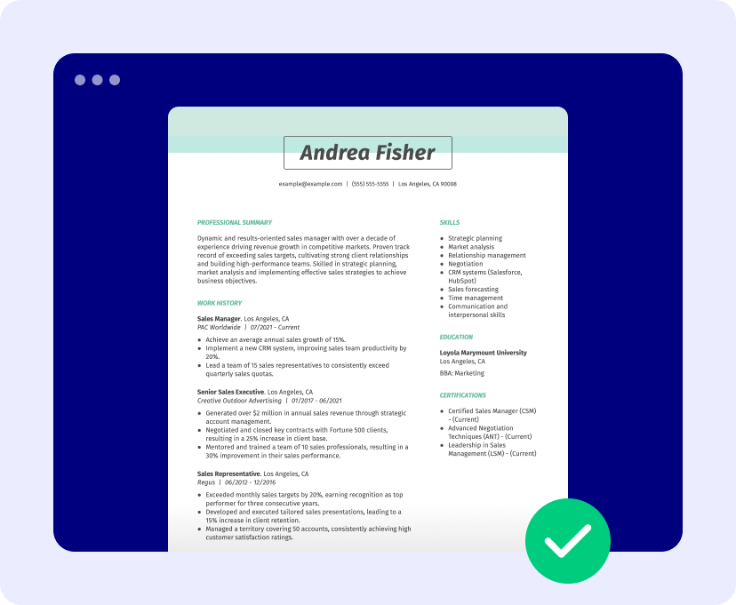 Resume formatting tips