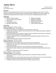 6 Great Security Supervisor Resume Examples LiveCareer