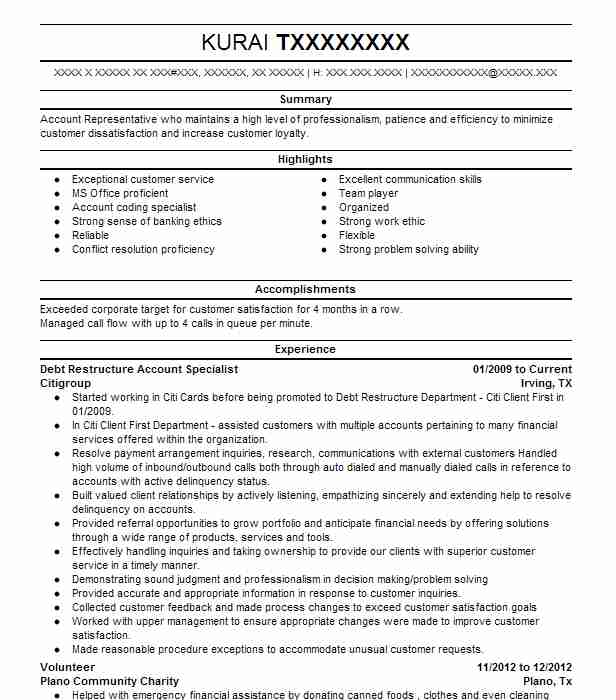 debt-colletor-team-lead-resume-example