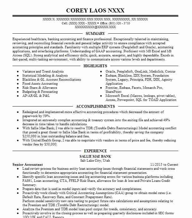 Accountant Ii Resume Example