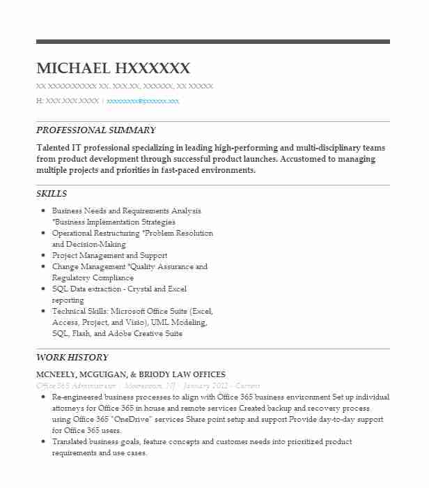 Microsoft Office 365 Resume 2023 Guide With 10 Template 41 Off