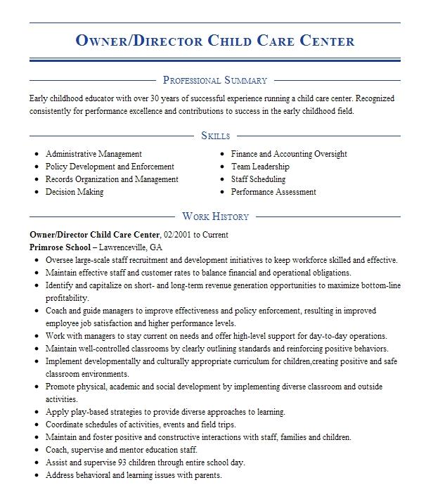 Day Care Center Director Resume Objective Example   A45e4778 C917 4130 Bf8d 4ab6556532d7 