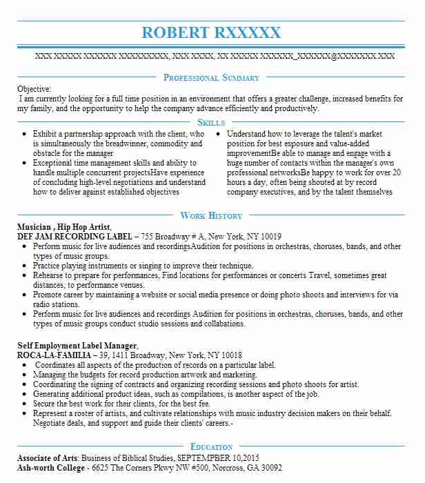 Hip Hop Jazz Tap Dance Teacher Resume Example