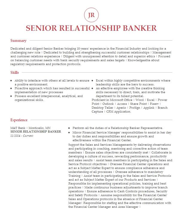 senior-relationship-banker-resume-example