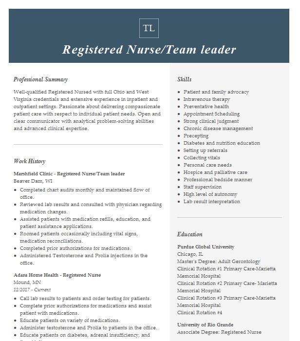 team-leader-registered-nurse-resume-example