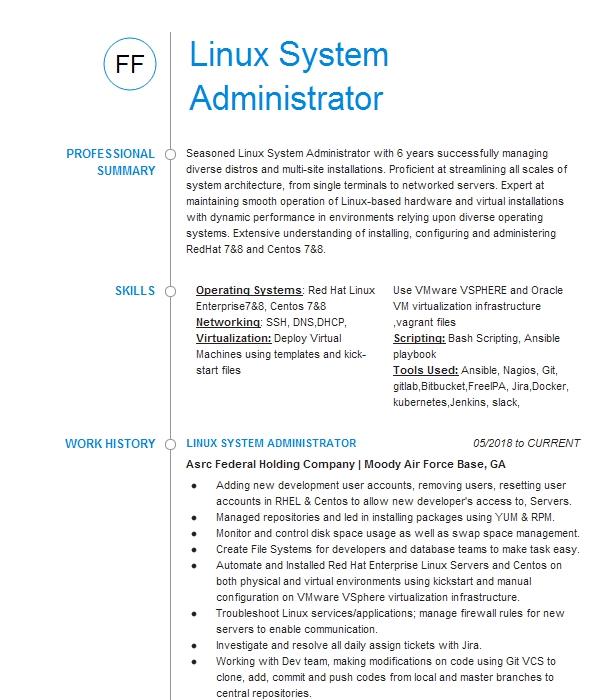 Linux Administrator Resume: The Ultimate 2023 Guide With 10, 43% OFF