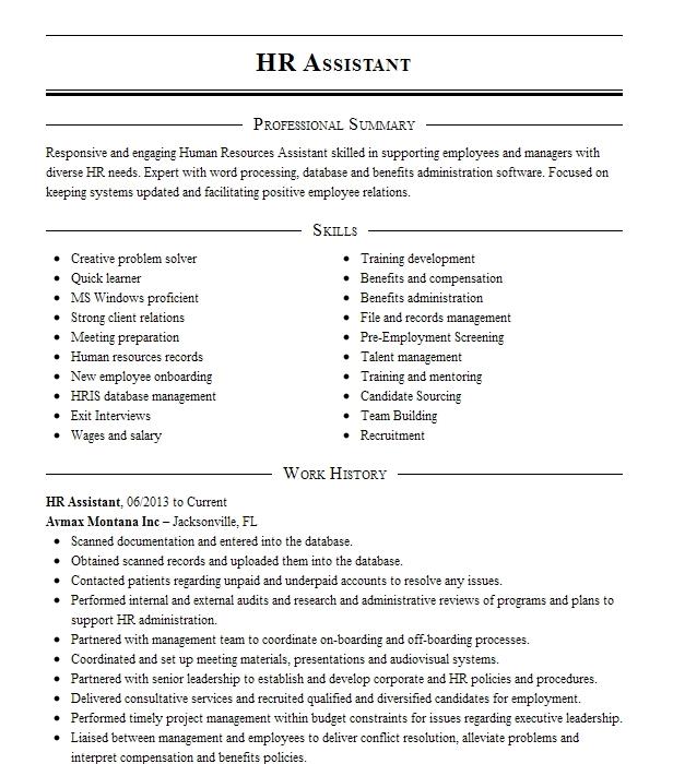 hr-assistant-resume-example