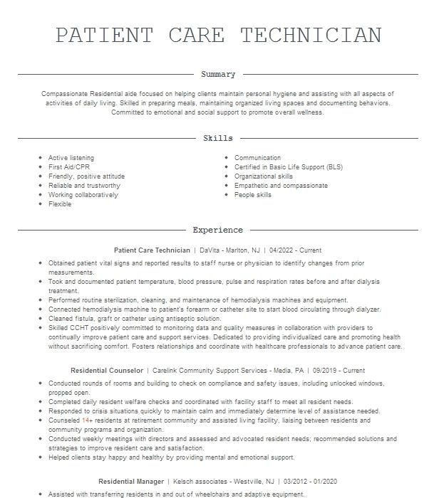 Ekg Technician Objectives | Resume Objective | LiveCareer