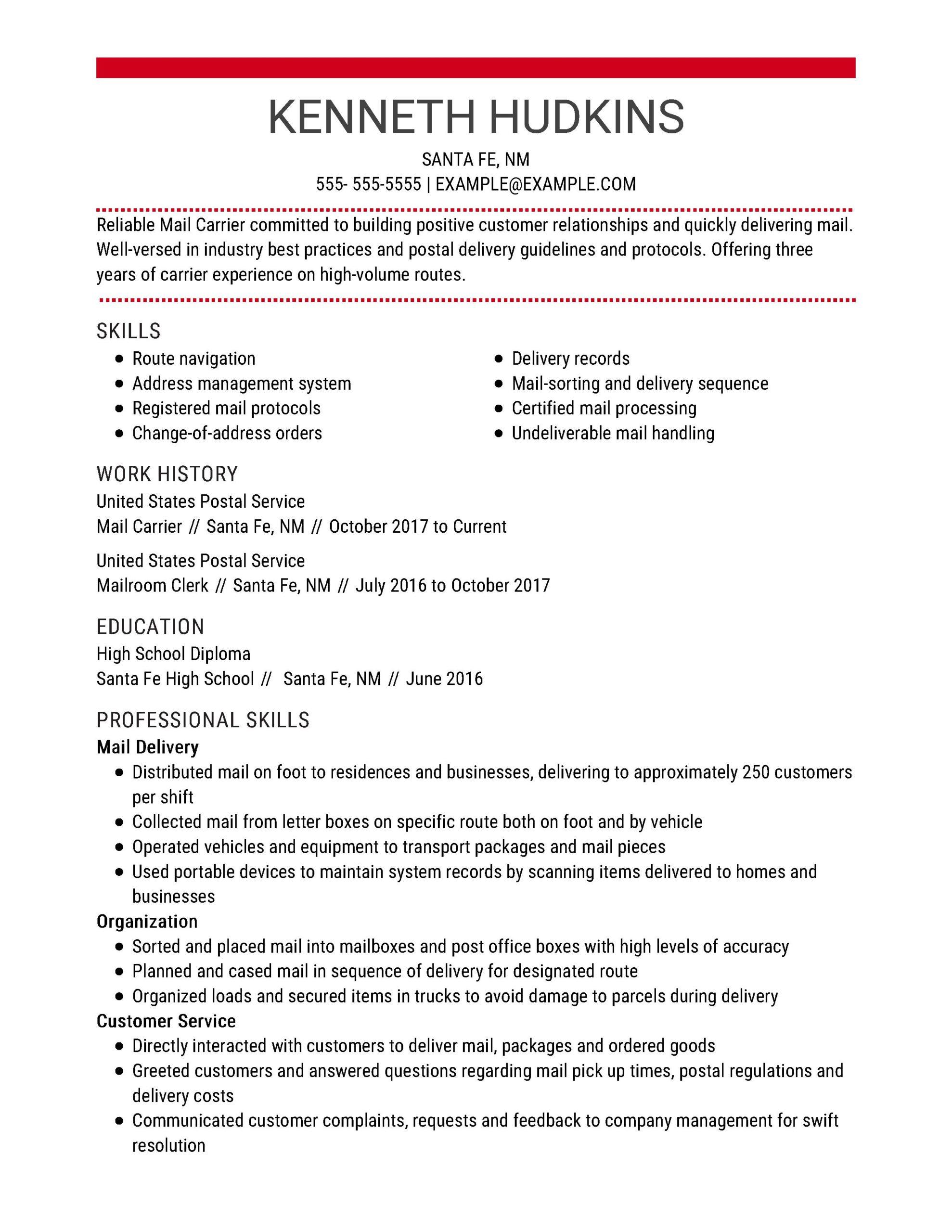 Professional Shipping Resume Examples For 2022 LiveCareer