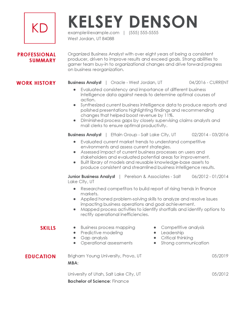 professional-statistics-resume-examples