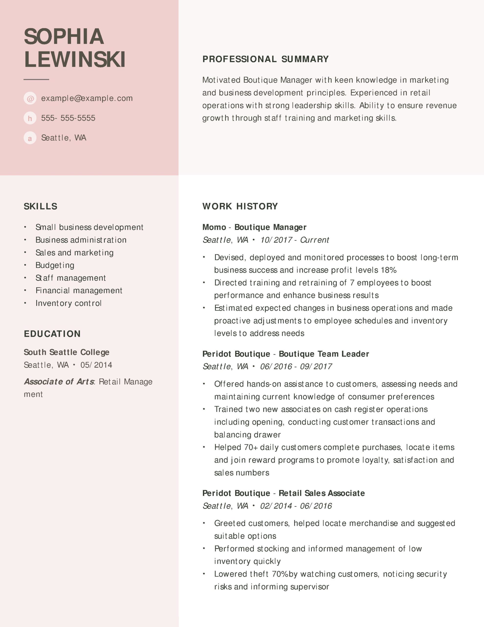 Creative Fashion Resume Templates